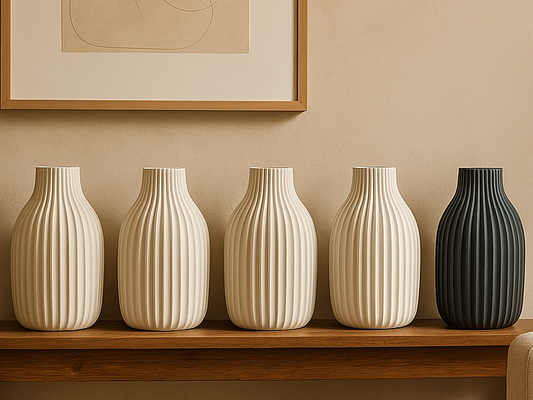 vaza Ribbed - dekorativna vaza