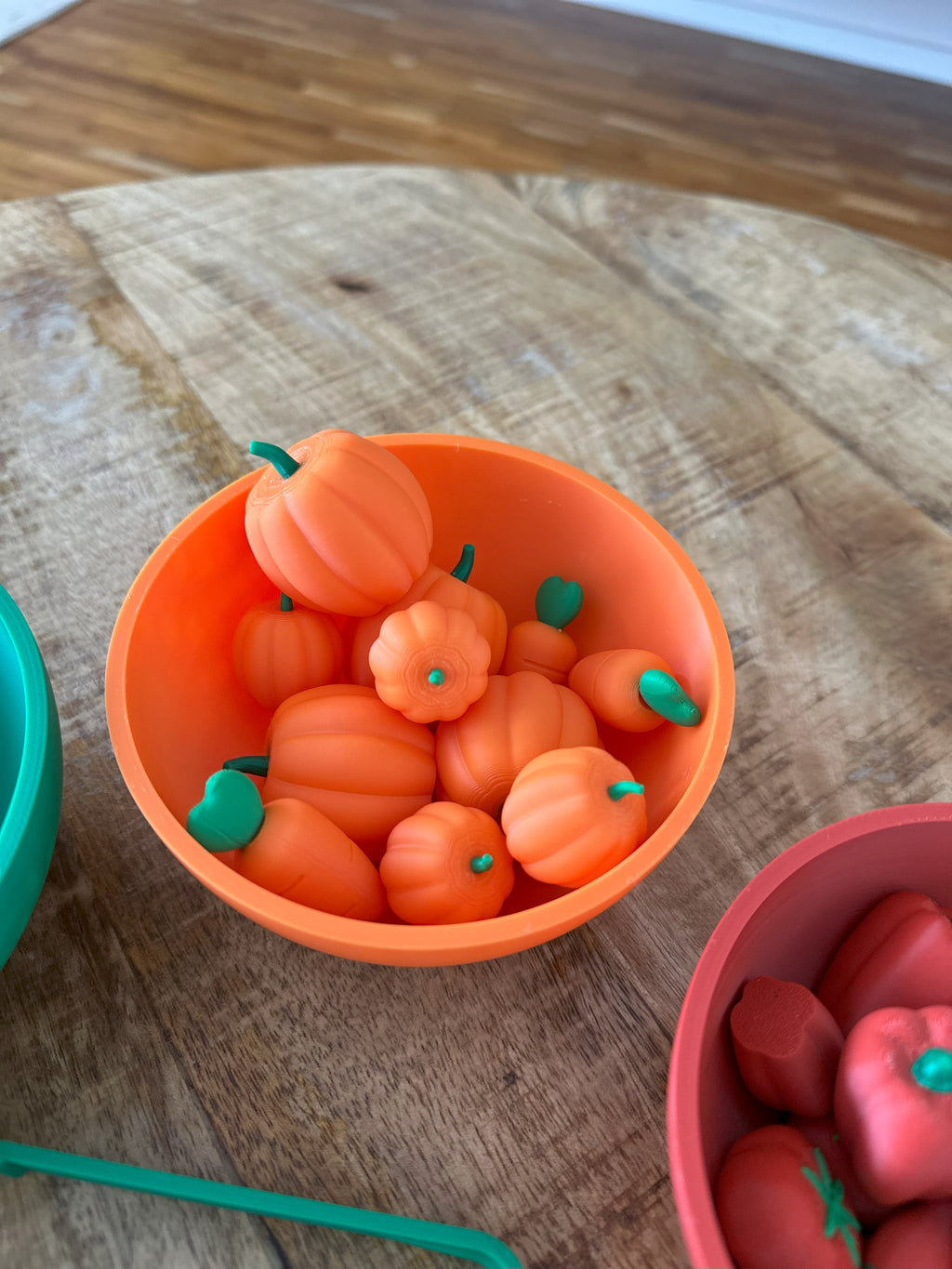 Montessori sortirni set – sadje in zelenjava