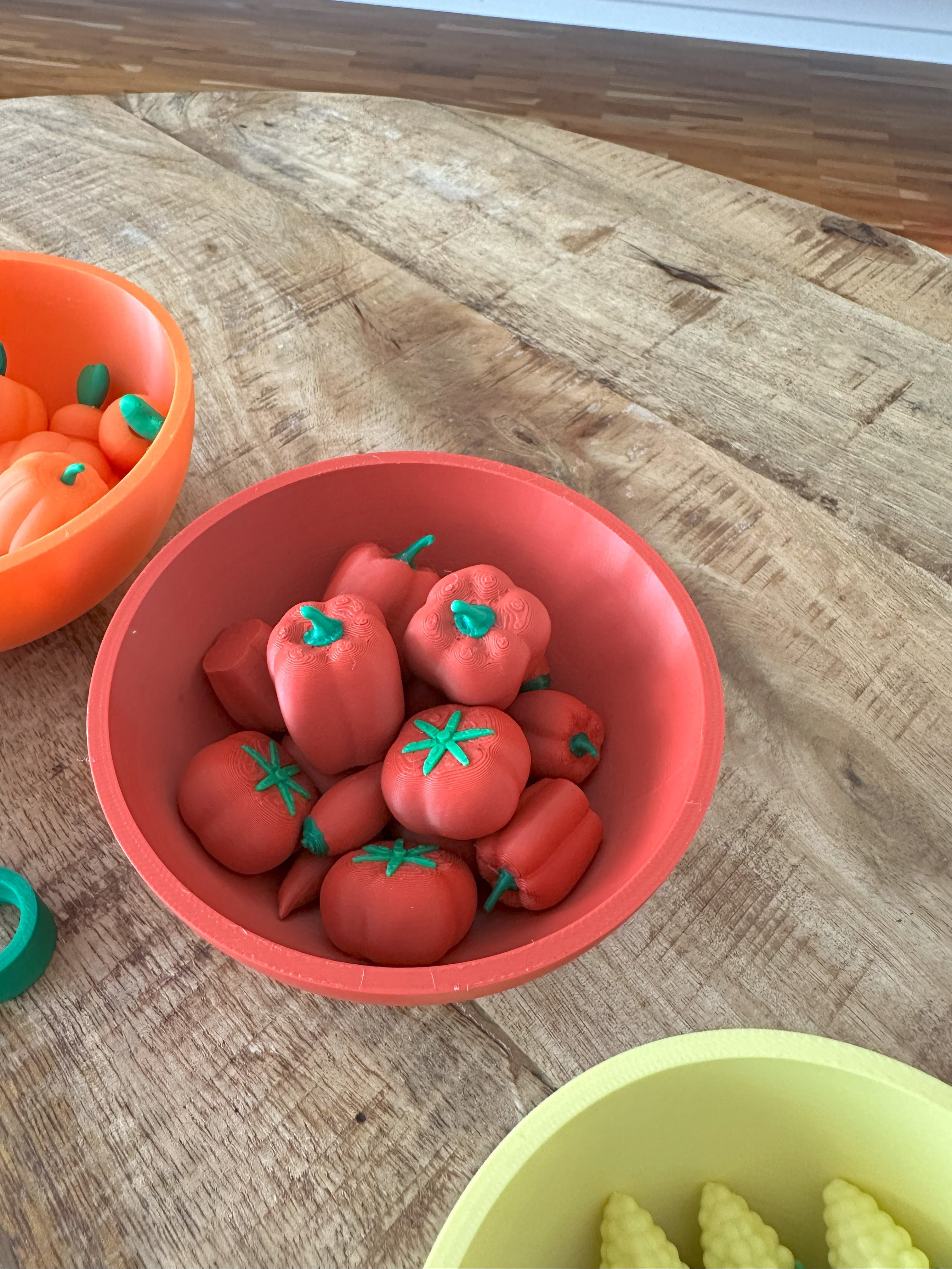 Montessori sortirni set – sadje in zelenjava